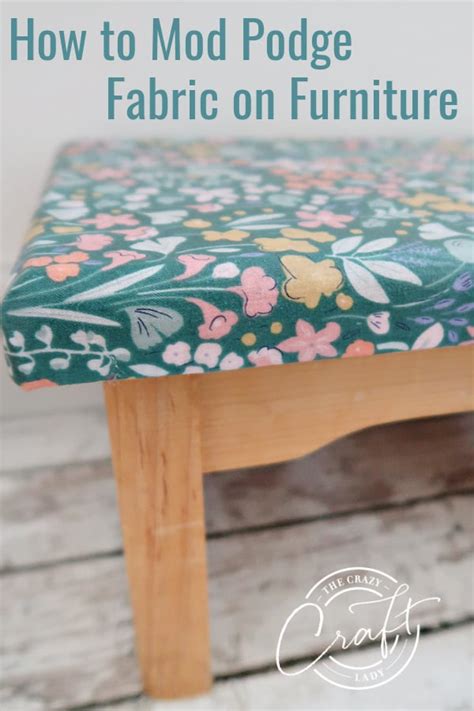 modge podge fabric on metal|mod podge fabric to wood.